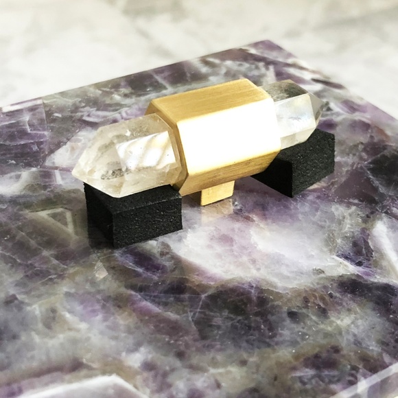 NEW Kendra Scott Square Filigree Box Amethyst - Picture 5 of 8